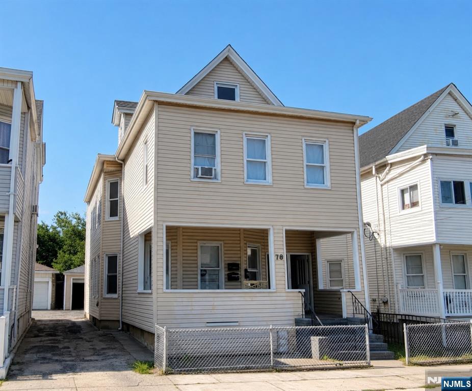 Excellent opportunity for both investors and owner-occupants! This spacious two-family home offers separate electric and gas, an owner's electric meter, a 5-car driveway, and a detached 3-car garage. Featuring large rooms, high ceilings, and an identical layout on the first and second floors, this property provides excellent flexibility and income potential.The first-floor unit offers 3 bedrooms, a renovated kitchen (2023), and a finished basement with a recreation room and powder room, providing valuable additional living space. The second-floor unit also features 3 bedrooms plus a finished attic with two bonus rooms and a full bath, ideal for a family room, home office, or guest space.Recent updates include new water heaters (2025 & 2026) and a newer boiler (2025 for one unit). Property is being sold strictly as-is.Conveniently located near schools, restaurants, supermarkets, shopping, and public transportation. Bus Route 705 to Willowbrook Mall is just one street away, while Routes 702 (Elmwood Park), 707 (Paramus), and 744 (William Paterson University) are all nearby. Enjoy easy access to Routes 21 and 46, making commuting throughout Northern New Jersey quick and convenient.A fantastic opportunity to own a well-located multi-family property with strong rental potential and room to grow.