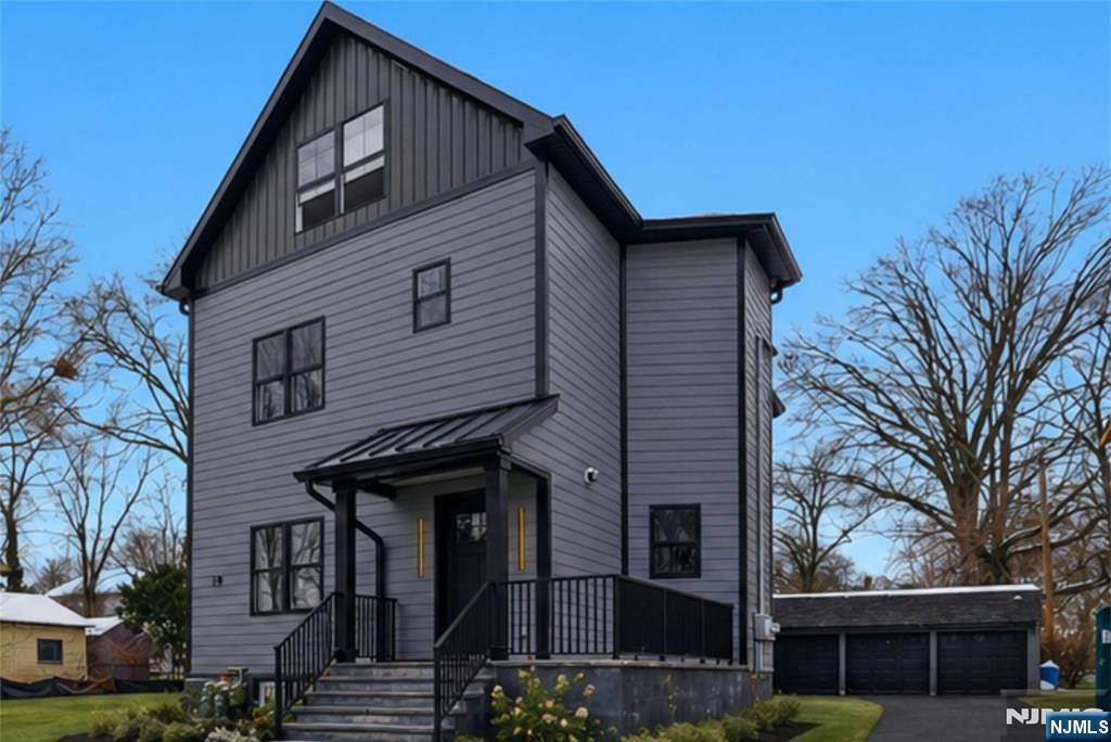 Some homes check boxes. This one gives you options.This 4-bedroom, 4.5-bath residence is thoughtfully designed across four finished levels, blending Montclair character with the kind of space and flexibility that adapts to how you actually live.The main level flows naturally, with open living and dining areas that feel connected without losing definition, anchored by a sleek kitchen with quartz countertops, stainless steel appliances, and clean, modern finishes.Upstairs, the primary suite offers a true retreat, while the additional bedrooms provide comfort without compromise.What elevates this home is everything beyond the expected.A private top-floor suite creates the perfect space for guests, a quiet office, or a separate escape when you need it. The finished lower level adds another layer, ideal for a media room, gym, or extended living, all without taking away from your main living areas.And then there's what you won't find in most Montclair homes at this level: a detached three-car garage, offering a level of convenience, storage, and flexibility that truly sets this property apart.With multi-zone heating and cooling, a new roof, and thoughtfully designed space throughout, this is a home that offers both character and control.