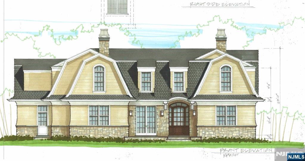 New Construction Transitional Dutch Colonial, situated on 1.64-acre lot in prestigious Rockleigh, NJ. Designed/built by KO-Group, this home offers 7,000 SF of livable space, including 5,000 SF across the first and second floors with a 6BR, 6 bath layout. The main level features over 10â€™/cathedral ceilings, natural light, and a thoughtfully designed open-concept layout with 4 fireplaces, seamlessly connecting the kitchen, Wolf/Sub Zero Appliances, great room, and dining spaces. A covered four-season loggia enhances indoor-outdoor living, ideal for year-round entertaining. Private office/library, bar area, mudroom and motor court with an attached 2-car garage. The second floor offers a luxurious primary suite with dual walk-in closets and a spa-inspired bath, along with four additional ensuite bedrooms connected by a central gallery hallway overlooking the cathedral great room. The finished lower level provides a complete lifestyle extension, featuring recreation space, fitness/wellness areas, an additional bedroom, and flexible entertainment zones. Outdoor amenities include a pool, poolside grilling area, patio, and expansive landscaped grounds designed to maximize privacy and usability. The depth and configuration of the property also presents a rare opportunity to accommodate an equestrian lifestyle, with the potential for paddock/accessory structure and riding areas, all while maintaining the estateâ€™s refined residential character. Est. Completion April 2027.