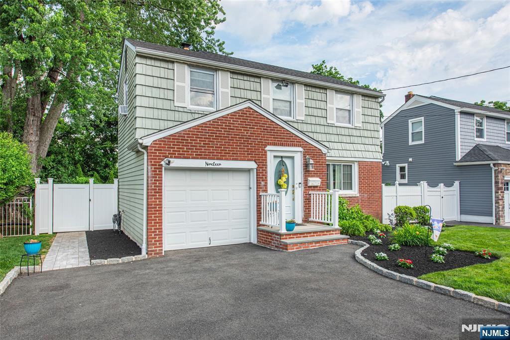 Classic Cedar Grove colonial on a quiet street, priced to move quickly. Major updates already done: new roof, water heater (2021), and front sprinkler system. The updated kitchen features Corian countertops and stainless steel appliances, with hardwood floors flowing through the bright living and formal dining rooms. Upstairs, three bedrooms with warm pine floors. Two renovated baths with fresh, coastal finishes. Existing ductwork makes adding central air a simple upgrade. Outside, a stunning paver patio overlooks a level, private, fenced backyard framed by mature trees perfect for entertaining. The partially finished basement adds bonus living space and excellent storage potential. A solid home with great bones, ready for your finishing touches.
