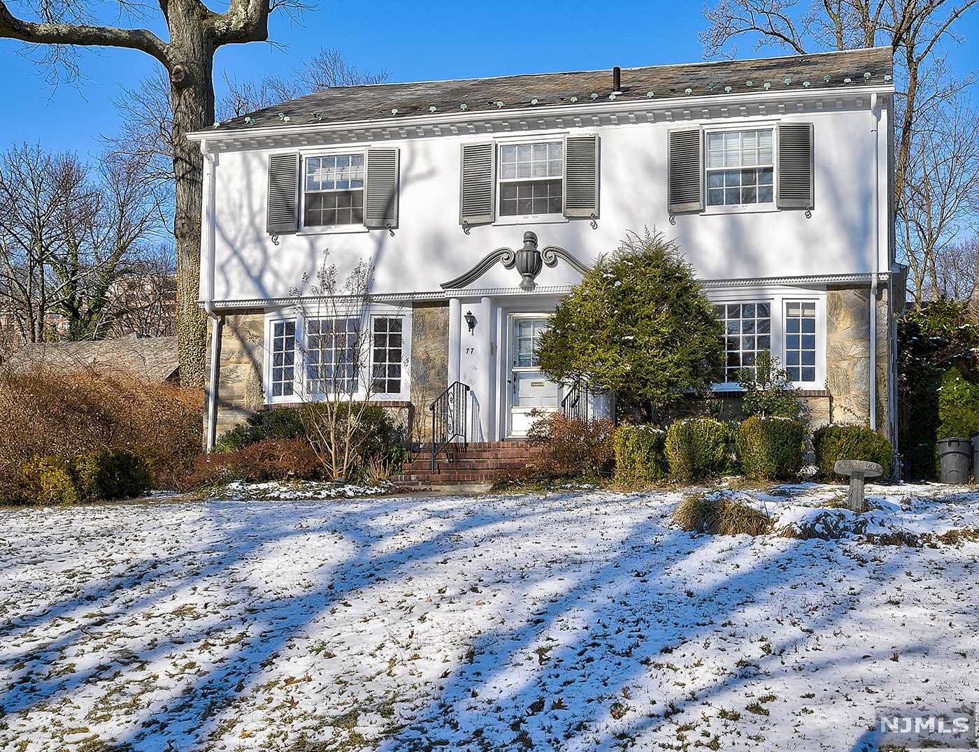 Charming, spacious corner home colonial in South Mountain Neighborhood. This 5 bedroom, 3.2 bath sun filled home features hardwood floors with two fireplaces. First floor has large living room, dining room, kitchen, powder room and a sunroom off the living room. Second floor offers 5 bedrooms, including primary bedroom and bathroom. Two additional full baths also on second floor. Finished lower level with large family room, including fireplace and a retro bar for your entertaining pleasure. Full walk up attic with plenty of room for storage or room to expand.South Orange offers a vibrant downtown, with many restaurants and shops, as well as SOPAC, community pool, tennis courts and lots more.Midtown direct train service at downtown.