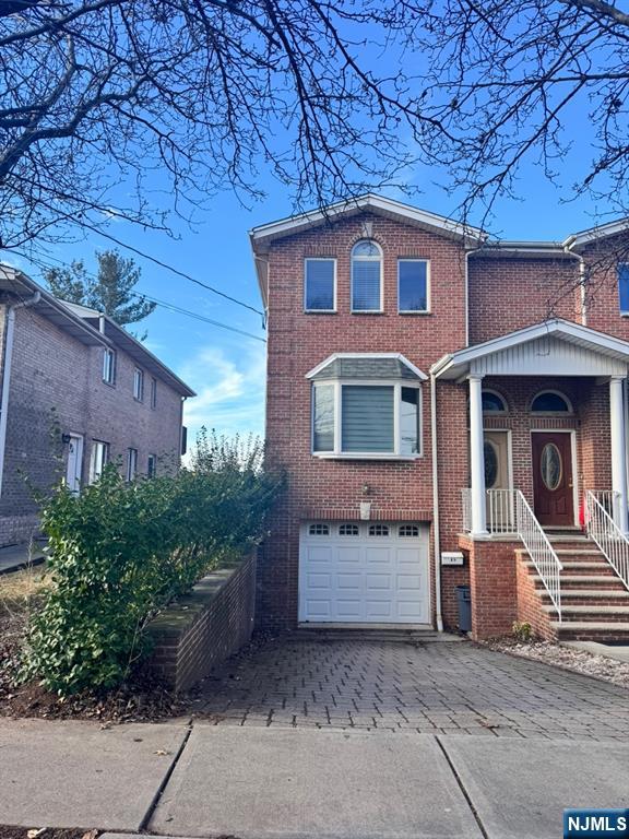 ALL BRICK HALF DUPLEX. HARDWOOD FLOORS THROUGHOUT. BEAUTIFUL MOLDING, BAY WINDOW, SKYLIGHT. JACUZZI IN MBTH. GROUND FLOOR HAS STUDIO UNIT WITH SEPARATE ENTRANCE. PAVED DRIVEWAY. VERY GOOD LOCATION IT IS A 5 MINUTE WALK FROM THE BUS STOP TO NYC. PRIME AREA OF PALISADES PARK. ALL SHOPS, SCHOOLS AND NYC TRANSPORT AROUND THE CORNER!!! PERFECT FOR N.Y. COMMUTERS! SELLER HOLDS THE NJ REAL ESTATE LICENSE. The HOUSE IS SOLD IN AS-IS CONDITION.