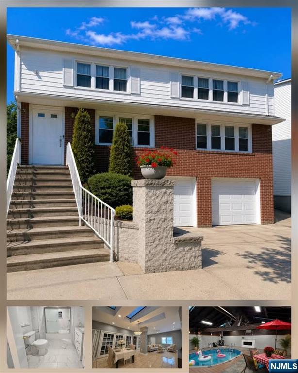 Exceptional opportunity to own a well-maintained 3-family home in the heart of North Bergen! Perfect for an owner-occupant or investor, this property offers outstanding income potential with the two upper apartments currently rented at **$3,450 per month each**, providing substantial rental income to help offset your mortgage payment. The vacant first-floor owner's unit features a unique **indoor swimming pool**, offering an incredible lifestyle rarely found in multifamily properties. **Each apartment includes its own private washer and dryer**, adding convenience and appeal for both owners and tenants. Conveniently located with easy access to New York City via bus, light rail, and major highways, this home is ideal for commuters. **Please note:** Although the photos show a two-car garage, the property currently has a **one-car garage**. The second garage was legally converted into an additional room with municipal approval. A rare combination of strong rental income, owner-occupancy potential, unique amenities, and a prime commuter location makes this an exceptional opportunity. Photos Coming Soon