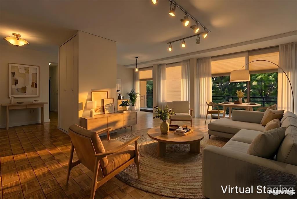 CONTACT DEBRA JACOBS (201) 803-3191 & HALLEY NATKIN (917) 626-8240 COLDWELL BANKER FORT LEE...DIRECT FOR MORE INFORMATION AND A PRIVATE TOUR! Own for less than youâ€™d pay to rent. This bright, 1-bedroom, 1-bath co-op at Horizon House in Fort Lee, NJ offers 843 square feet with floor-to-ceiling windows, a private 23-foot balcony, and sweeping sunset views over the Ramapo Mountains minutes from Manhattan via the George Washington Bridge or express bus to Port Authority. Bright Spacious floorplan with galley kitchen with a view, and generous storage throughout. The all-inclusive monthly fee of $1,897.84 (Maint$1389.60,Deck Park $79.2,Asses$337.50, CBL/INT$71.54, Ameni $20) covers maintenance, utilities, property taxes, underlying mortgage interest, cable, internet, amenities, and a premium transferable deck parking space (#21). Horizon House is a full-service co-op with two outdoor pools, fitness centers, tennis and pickleball courts, and 24-hour doorman and security â€” all in one of Bergen Countyâ€™s most commuter-friendly locations. Board approval requires a 4:1 income-to-debt ratio. Cash buyers must show a minimum gross annual income of $91k with no other debt. *Some photos are virtually staged.