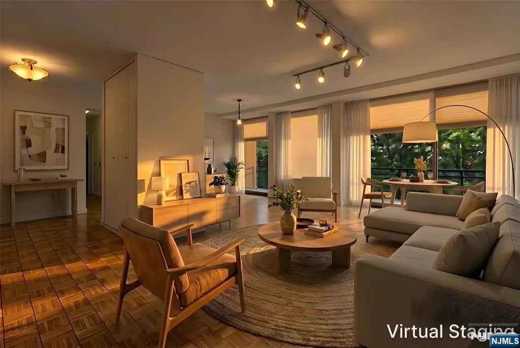 CONTACT DEBRA JACOBS (201) 803-3191 & HALLEY NATKIN (917) 626-8240 COLDWELL BANKER FORT LEE...DIRECT FOR MORE INFORMATION AND A PRIVATE TOUR! Own for less than youâ€™d pay to rent. This bright, 1-bedroom, 1-bath co-op at Horizon House in Fort Lee, NJ offers 843 square feet with floor-to-ceiling windows, a private 23-foot balcony, and sweeping sunset views over the Ramapo Mountains minutes from Manhattan via the George Washington Bridge or express bus to Port Authority. Bright Spacious floorplan with galley kitchen with a view, and generous storage throughout. The all-inclusive monthly fee of $1,897.84 (Maint$1389.60,Deck Park $79.2,Asses$337.50, CBL/INT$71.54, Ameni $20) covers maintenance, utilities, property taxes, underlying mortgage interest, cable, internet, amenities, and a premium transferable deck parking space (#21). Horizon House is a full-service co-op with two outdoor pools, fitness centers, tennis and pickleball courts, and 24-hour doorman and security â€” all in one of Bergen Countyâ€™s most commuter-friendly locations. Board approval requires a 4:1 income-to-debt ratio. Cash buyers must show a minimum gross annual income of $91k with no other debt. *Some photos are virtually staged.