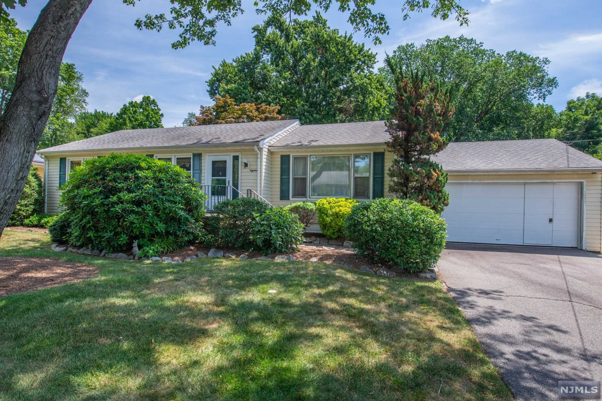 Lovely Ranch with Finished Basement & Garage! Eat-in Kitchen w/Cathedral Ceiling open to Formal Dining Rm, Living Room w/ Gas Fireplace, Primary Bedroom w/Full Bath, 2 other nice sized bedrooms wand updated Hallway Bath. Finished Basement includes: Rec Room (pool table included), Den, Summer Kitchen, full bath and plenty of Storage! Finished Garage has many uses... Game Room, Office, Gym.... Great Layout for In-law Suite w/ Seperate Entrance, Finished Ground Floor Garage & Finished Basement including KIT/BATH. Three Season Room off Kitchen overlooking large two-tiered Deck and Awesome Rear Yard w/Above Ground Pool and Patio! GREAT HOME - Must See!