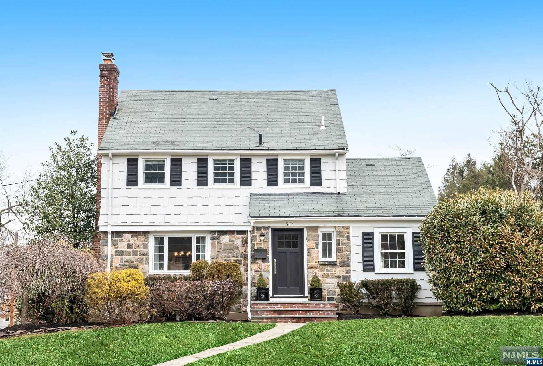 Welcome to this delightful, move-in ready residence located in a highly sought-after neighborhood in Ho-Ho-Kus! The property is conveniently situated in close proximity to top-rated schools, public transportation to NYC, and the picturesque downtown area. This home is filled with natural light, boasting a charming design with a seamless flow and brand new updates throughout. The first floor features a cozy living room with a fireplace, an office, a powder room, a mudroom, a dining room, a spacious kitchen with an island for seating, and a sun-drenched family room with a built-in bar. The second floor features a primary suite with a luxurious attached full bath, generous closet space, and access to a walk-up attic. Additionally, there are three more bedrooms and a full bathroom on the second floor. The fully finished basement with a half bath, two-car attached garage, and private patio/backyard complete this exceptional home!