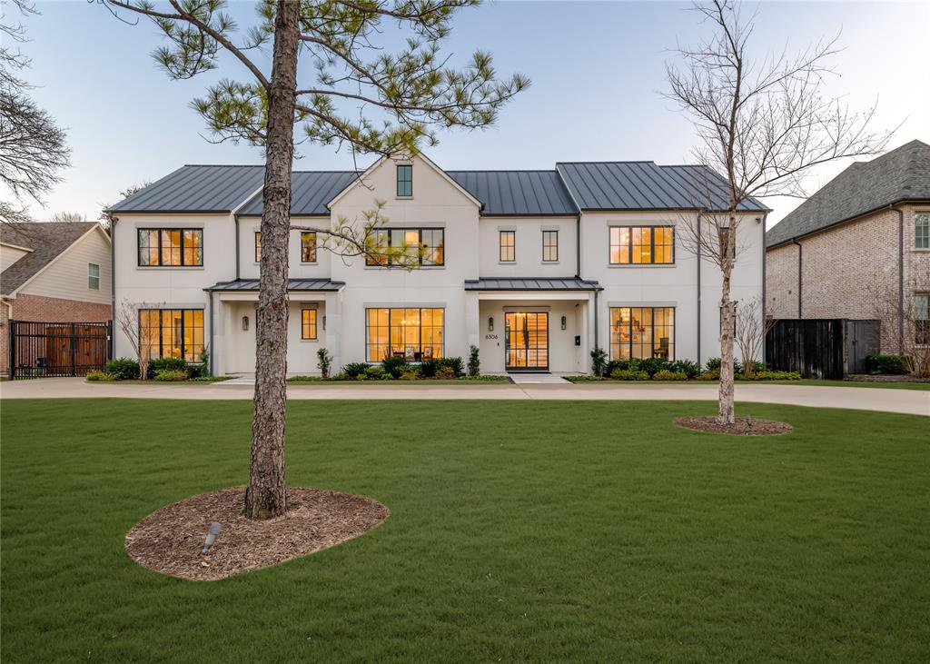 This remarkable home, crafted by Nolen Homes, is located on an expansive lot in Preston Hollow and was completed in 2016. Originally designed by a builder and interior designer for their own family, every detail was attended to in this transitional masterpiece. The home showcases exquisite interior design and outstanding craftsmanship. Features include elegant lighting, white oak hardwood flooring, custom builtins, wallpaper accents, spacious bedrooms, and designer tile selections throughout.  The first floor boasts a stunning layout, including a study, a spacious formal dining room with a butlery, and a large living room with a vaulted ceiling that opens to the beautifully designed kitchen. The breathtaking primary suite features a luxurious primary bath, and an additional guest bedroom with an en suite bathroom is also located on the first floor. Two powder baths provide additional convenience, along with a large laundry mudroom for optimal functionality.  Designed for both everyday living and grand entertaining, the home features two sets of stairs for seamless access to the second floor. The attached three-car garage includes sliding doors that open directly to the turfed backyard oasis, complete with a custom pool, fire pit, and putting green. Upstairs, there are four additional bedrooms, a large game room, and a versatile bonus space, currently utilized as a home gym.