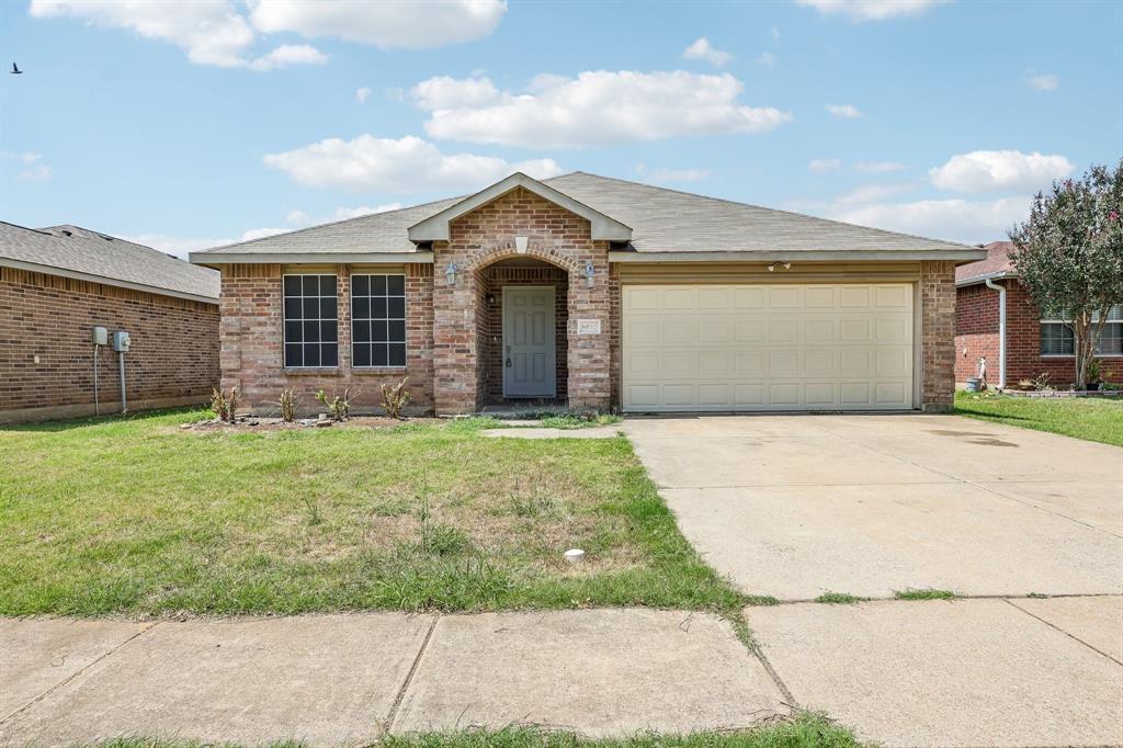Discover the perfect combination of comfort, convenience, and peaceful surroundings in this well-maintained 5-bedroom, 2-bath home. Ideally located with easy access to major highways, schools, shopping, and dining, this property offers a desirable setting with no immediate rear neighbors, as it backs to an open field that is expected to remain undeveloped, providing added privacy and scenic views. Inside, you'll find an inviting open layout featuring recessed lighting, rounded corners, a stained concrete kitchen floor, and durable laminate flooring throughout the living areas, dining room, hallways, and all bedrooms for easy maintenance. Additional features include energy-efficient solar screens, a finished garage, generous storage space, and a spacious backyard perfect for relaxing or entertaining. This move-in-ready home offers exceptional value in a convenient Fort Worth location.