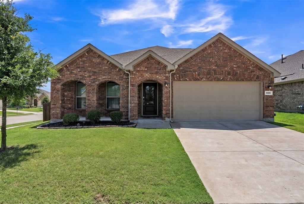 Welcome to 9106 Fall Creek Court, a beautifully maintained 4-bedroom, 2.5-bath home offering the perfect blend of comfort, style, and functionality in a desirable Arlington neighborhood. The thoughtfully designed floor plan features an open-concept living, dining, and kitchen area with abundant natural light, luxury wood-look tile flooring, and a spacious island kitchen complete with granite countertops, stainless steel appliances, subway tile backsplash, gas range, and ample cabinetry.

The private primary suite serves as a relaxing retreat with a spa-inspired ensuite bath featuring dual sinks, a large walk-in shower, and generous walk-in closet. Three secondary bedrooms and a full bath are conveniently located on the main level, while the upstairs bonus loft room with its own half bath offers endless possibilities as a game room, media room, guest suite, or home office.

Step outside to enjoy the expansive backyard highlighted by a large custom wood deck and covered pergola, creating the perfect setting for entertaining, grilling, or relaxing under the Texas sky. Situated on a quiet corner lot with a spacious 2-car garage and easy access to shopping, dining, parks, and major commuter routes, this move-in-ready home offers the space, flexibility, and outdoor living you've been searching for. Don't miss your opportunity to make this Arlington gem your own!