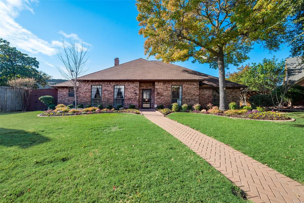 Original Owner CUSTOM built home in Whiffletree on a secluded and private lot! Home features 4 oversized bedrooms, 3 full baths and 2 enormous living areas. Meticulously cared for home on a quiet cut-de-sac lot all on one level. Living room has cozy fireplace with wall of windows overlooking backyard. Master is split from all other bedrooms and has multiple closets and abundant storage. Two bedrooms share a bath off hallway. One bedroom is split and has private bath recently updated. Wood floors in kitchen, game room, breakfast room and primary bedroom. Loads of cabinets and built ins. Kitchen has eat in breakfast room with sliding door looking out to pool and yard. Relax in the gorgeous pool and backyard with covered patio and lush landscaping. There are two separate 2 car garages. One garage is attached and one is detached. Award winning schools.Located in prestigious West Plano, close to Willow Bend, Legacy and Stonebriar.