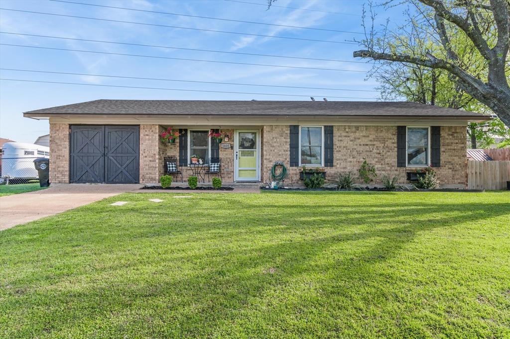 Charming and move-in ready, this 3 bedroom, 2 bath home is perfect for first-time buyers or those looking to downsize! The spacious living area features a stylish shiplap accent wall, creating a warm and inviting space to relax or entertain. The kitchen offers shiplap walls, a cozy breakfast area, and great functionality for everyday living.

The primary suite includes a private ensuite bath, while two additional bedrooms share a well-appointed hall bath—ideal for family, guests, or a home office setup.

Step outside to a privacy-fenced backyard designed for both relaxation and productivity, complete with a deck, chicken coop, and six raised garden beds.  Perfect for anyone wanting a little slice of country living in town. A 10x12 storage building provides extra space for tools, hobbies, or equipment.

With a roof replaced in 2025 and a convenient location close to town amenities and within an excellent school district, this home offers comfort, charm, and practicality all in one!