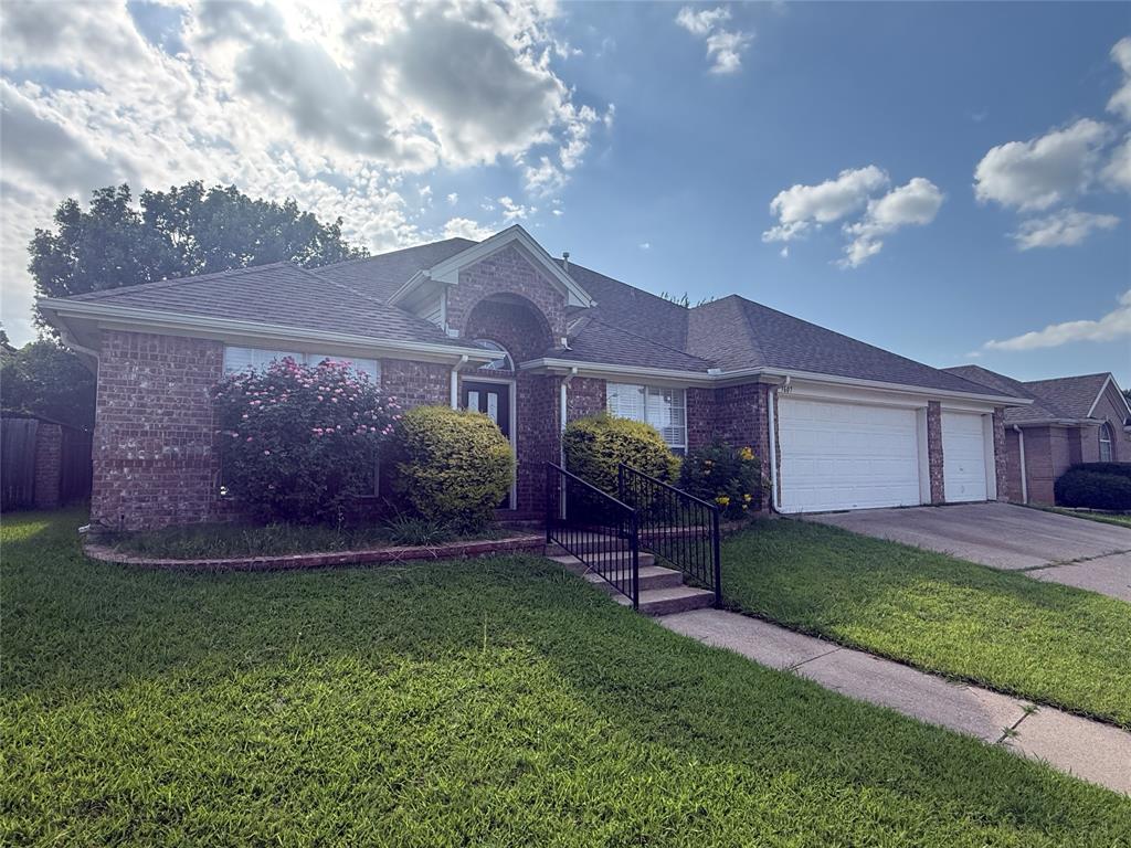 Wonderful family home with so much potential!  Spacious formal living room and formal dining room, 4th bedroom that could be an office.  Large kitchen that opens into the main family room.  3-car garage.  Primary bedroom is enormous and has a stand alone shower and tub, walk in closet.  Split bedroom with their own bathroom.  Backyard has large trees and is shaded in the evening.  This one needs a little TLC and is priced accordingly.  Will finance FHA.  Schedule your showing today!