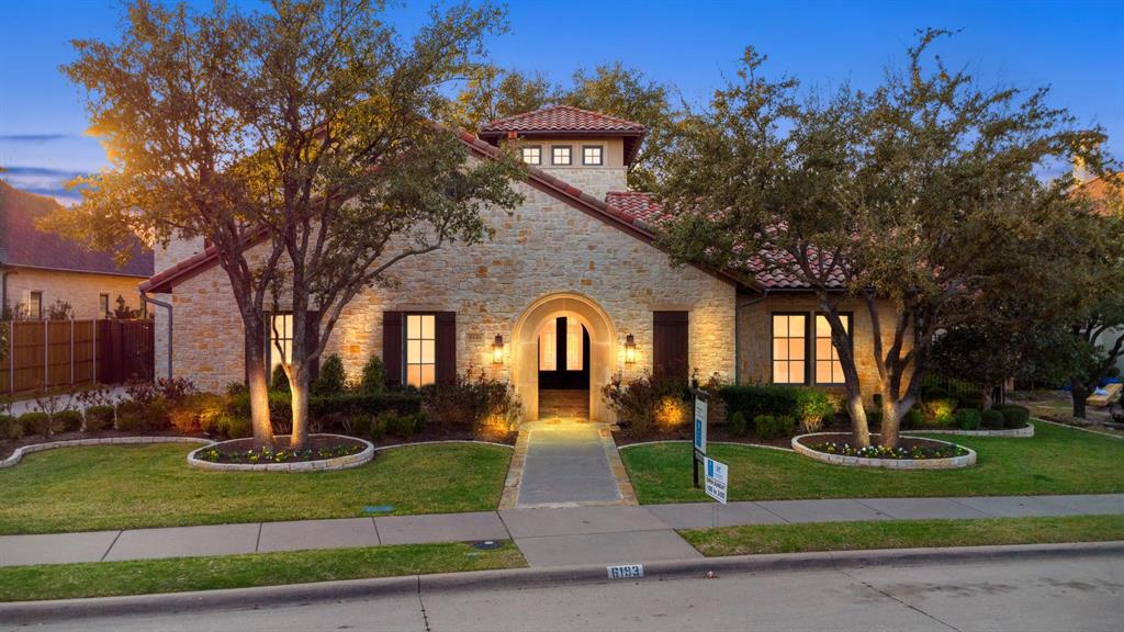 Luxury meets quality in this meticulously finished home in the estate section of Frisco's Chapel Creek subdivision. Flexible floor plan offers 4 bedrooms plus a fifth bedroom CASITA - perfect for anyone wanting an independent living space - in law suite, adult child returning home from college, nanny quarters. The Casita contains a bedroom, kitchenette, luxurious full bath, and a private entry - exit separate from the main house. Upon entry to the house, you have views of an amazing stone courtyard - providing natural light through the entirety of the house. Other outstanding amenities include scenic arched doors and vaulted ceilings with backyard creek views, and a pool and spa that will make you feel like you’re on a constant vacation. The kitchen and Great Room are the heart of this home, perfect for casual family gathering or extensive entertaining. Kitchen amenities include oversized range hood, Viking appliances, 3 ovens, and tons of storage. Relax in the primary suite with sitting area and fireplace. Primary bath is a spa-like retreat with hydro tub, newly refurbished steam shower, coffee bar, and access to the adjacent exercise room. Entertain in multiple living areas like the downstairs media room with built-in projector or on the veranda overlooking the pool, spa and creek.  Home has a 3-car garage, and access to walking trails and Frisco ISD. Upscale living you'll have to see to believe.