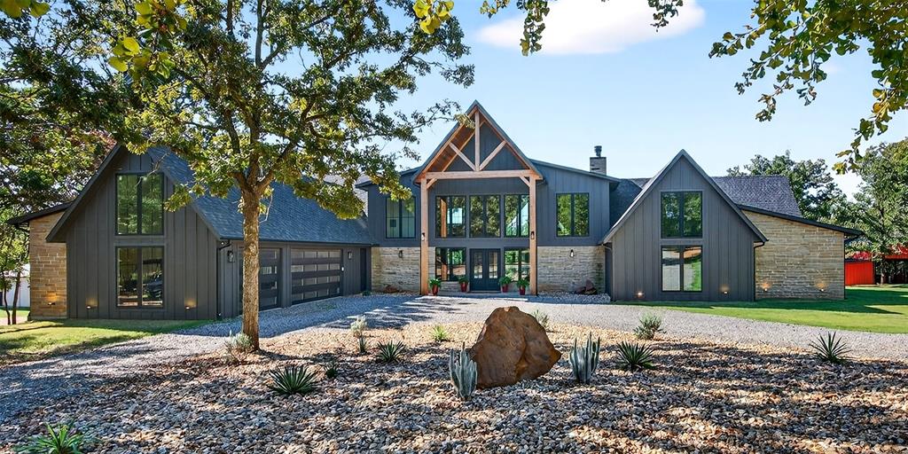 Quiet Country Living Without Compromise — A Private 20-Acre Family Estate Just Minutes from Downtown Denison

This exceptional 20-acre property offers a rare opportunity to create a true multi-generational family compound in a peaceful, secluded setting — just minutes from the dining, shopping, and entertainment of downtown Denison. Tucked beneath a canopy of mature native timber, the estate feels worlds away while remaining effortlessly connected.

At the heart of the property is the main residence, completed in 2024 — a stunning modern lodge-style home with over 3,200 square feet of thoughtfully designed living space and a three-car garage. The home features three bedrooms, 3.5 baths, his-and-her walk-in closets, a walk-in pantry, mudroom, and formal dining room, offering both refined style and everyday functionality for family living and entertaining.

Complementing the main home is a beautifully appointed 60' x 60' barndominium guest house, completed in 2022. This second residence provides 2,200 square feet of living space, including three bedrooms, three baths, a 500-square-foot loft, and an attached 2,100-square-foot shop. Whether used for extended family, adult children, guests, or private work and hobby space, it allows everyone to live together comfortably and independently.

The land creates a serene atmosphere with a stocked pond and dock, scenic views, abundant wildlife, a custom treehouse, and a horse barn with cross-fenced paddocks woven into the park-like setting.
A 1,000-foot private, gated drive leads through the trees to the heart of the estate, creating a true sense of arrival and privacy.

With 5,875 square feet of total living space, 6 bedrooms, and 6.5 baths across two residences, this property is ideal for families seeking room to grow, host, and build a legacy — all in a tranquil country setting without sacrificing convenience.

This is more than a home.
It’s a place your family can enjoy for generations.