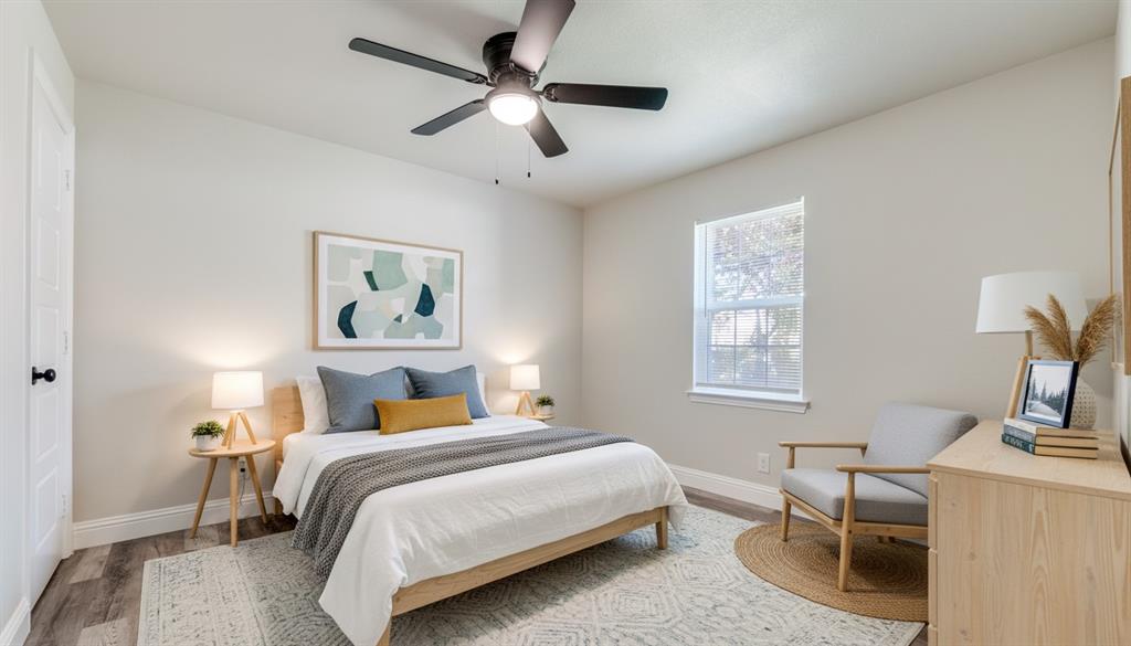 Step into this beautifully remodeled home where modern updates meet timeless charm. Fresh paint and new flooring flow seamlessly throughout, creating a bright and inviting atmosphere. Updated light fixtures add a stylish touch in every room. The eat-in kitchen has been thoughtfully redesigned with brand-new cabinets, sleek subway tile backsplash, and ample space for cooking and entertaining. Both bathrooms have been fully remodeled with contemporary finishes, offering a clean and refreshed feel.  Situated on a lovely lot with mature trees, the outdoor space provides shade, privacy, and a serene setting to relax or gather with friends and family. Conveniently located near schools, dining, shopping, and parks, this home offers the perfect balance of comfort and accessibility—just 15 minutes from downtown Dallas. Don’t miss the opportunity to make this move-in-ready gem your own! *This home may qualify for up to $10,000 grant toward the buyer’s down payment and up to $5,000 towards one time closing costs such as appraisal and processing fees (eligibility applies). Contact listing agent for details. Program in documents.* Consider a portfolio loan for all of these listed properties: 2415 Bethurum, 2415 Dathe, 3111 Arizona, 3332 Rutledge.