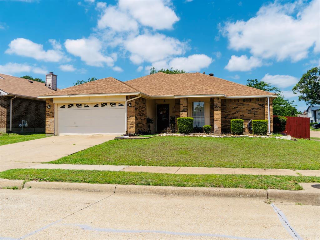 Both comfort and convenience at an exceptional value. Stylish updates, functional design, and an unbeatable Fort Worth location come together at 8300 O’Hara Lane.This beautifully maintained 3- bedroom, 2 bath home offers a bright open layout with vaulted ceilings, modern finishes and inviting living spaces designed for everyday comfort. The heart of the home features updated appliances,abundant cabinetry and seamless flow into the dining and living areas-perfect for entertaining. A cozy wood burning fireplace and updated flooring add warmth and character throughout the home. Added privacy provided by the split bedroom arrangement while the spacious master suite includes dual sinks, a walk in closet and a relaxing retreat feel. Step outside into an oversized backyard with plenty of room to unwind or host gatherings.This property also includes a well-sized storage shed with electricity-perfect for a workshop, hobby space, extra storage or future flex room.This is a move-in ready gem you won’t want to miss!