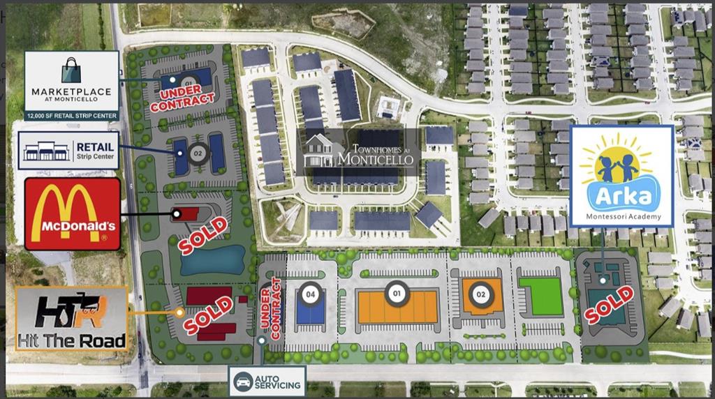 Shoppes At Monticello - Land