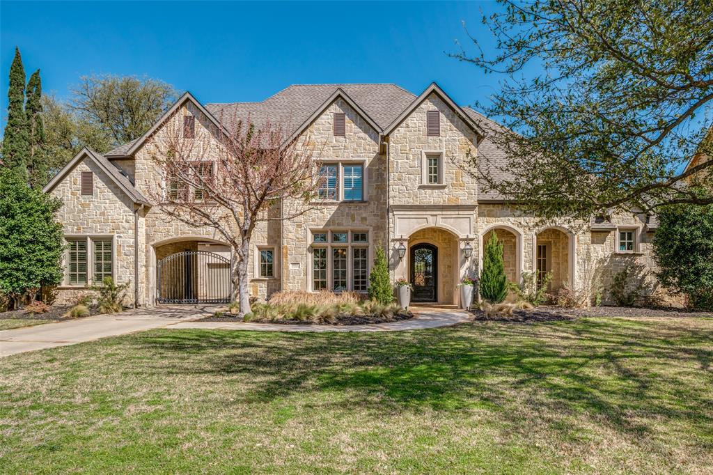 Nestled in a vibrant, walkable neighborhood, this stunning home seamlessly combines modern family living with timeless elegance. Designed for today’s family lifestyle, this home offers a perfect blend of sociability and quiet, flexible spaces that cater to both togetherness and privacy. Spanning an impressive 5,433 sq ft, with a spacious lot size of 100x184, this Mark Molthan-built home exudes craftsmanship and attention to detail. Natural sunlight streams through the home’s expansive windows, creating a bright and inviting atmosphere throughout. The thoughtfully designed floor plan includes 4 bedrooms, 2 offices, an upstairs game room, and a media room. Dual staircases provide easy access to the second floor, while the outdoor covered patio with a grill and fireplace offers luxurious outdoor living for year-round enjoyment. Perfect for both relaxation and entertainment, the backyard features a sparkling pool with a spa, turf, and ample yard space for recreation. The home also includes a 3-car garage and porte cochere, adding convenience. Located just steps away from the Preston Royal Shopping Center, you'll have dining, shopping, grocery stores, and social gatherings at your fingertips, ensuring that everything you need is within walking distance. Built in 2006, this home is a true gem and the second owner’s attention to care is evident.