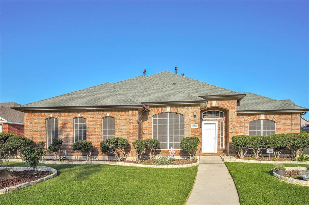 Don’t miss the opportunity to own this lovely single story home featuring 4 bedrooms, 3 full baths, and a 2-car garage. The great open floor plan offers a split-bedroom layout, with the spacious primary suite separated from the secondary bedrooms for added privacy. The 4th bedroom also makes an ideal study, office, or flex space.  The spacious kitchen features an island, breakfast bar, and pantry, making it perfect for both everyday living and entertaining. Enjoy peaceful mornings and beautiful evening sunsets from the covered patio overlooking the scenic view. Conveniently located with easy access to major highways, local schools, shopping, dining, and nearby parks, this home offers comfortable everyday living with excellent connectivity to the greater DFW area.  Outside, the property includes garden beds, a storage shed, iron gate, and an extended driveway with ample parking for 3–4 vehicles, an RV, or a boat.    This well-maintained home is priced exceptionally well and ready for you to make it your own.