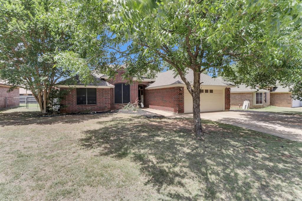 Welcome home to this beautifully maintained starter home, where a spacious open family room with soaring ceilings and fresh interior paint greets you the moment you step inside. The smart, efficient floor plan makes every square foot count.  The generous primary suite features an oversized walk-in closet, while the primary bath offers double sinks plus a separate tub and shower. The kitchen is ready for entertaining with a large serve bar and electric appliances.  A standout bonus: the enclosed game room adds over 200 square feet of living space not reflected on the tax rolls—complete with dedicated AC duct work, electrical, and a storage closet.  Outside, relax in the shade of the large covered patio while the kids enjoy the spacious backyard.  Best of all, the sellers will pay off the solar loan at closing—meaning you get low monthly electricity bills with no loan or lease to assume. Just pure savings from day one!

Special Note: This property includes a renewable energy production system.  All potential buyers are advised to notify their lender that a competent appraiser is required for this type of property.  See Notice of high performance features in transaction desk.