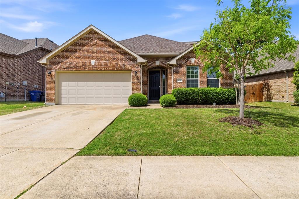 MOTIVATED SELLER!!!  SELLING AS IS!Welcome to 1713 Jace Drive, a classic brick home in Prestwyck Estates, proudly served by Prosper ISD. Just 4 minutes from the Dallas North Tollway, 7 minutes from the upcoming Universal Kids Resort at Fields Frisco, and minutes from Hwy 380, Hwy 75, and Preston Road — this location is unmatched.
Community amenities include a pool, splash pad, park, playground, basketball court, and year-round neighborhood events. Hughes Elementary is walkable from your front door.
Inside, a private home office welcomes you at entry — perfect for remote work. Open-concept living, dining, and kitchen flow seamlessly with granite counters, breakfast bar, white cabinetry, built-in desk, and pantry. Primary suite features dual sinks and walk-in shower. Three additional bedrooms, two full baths, plus an upstairs gameroom that doubles as a 5th bedroom with walk-in closet and full bath.
Covered patio, mature trees, easy-to-maintain backyard. Minutes from Gates of Prosper, incoming Whole Foods, dining, shopping, and medical on Hwy 380. Come tour — this one checks every box.