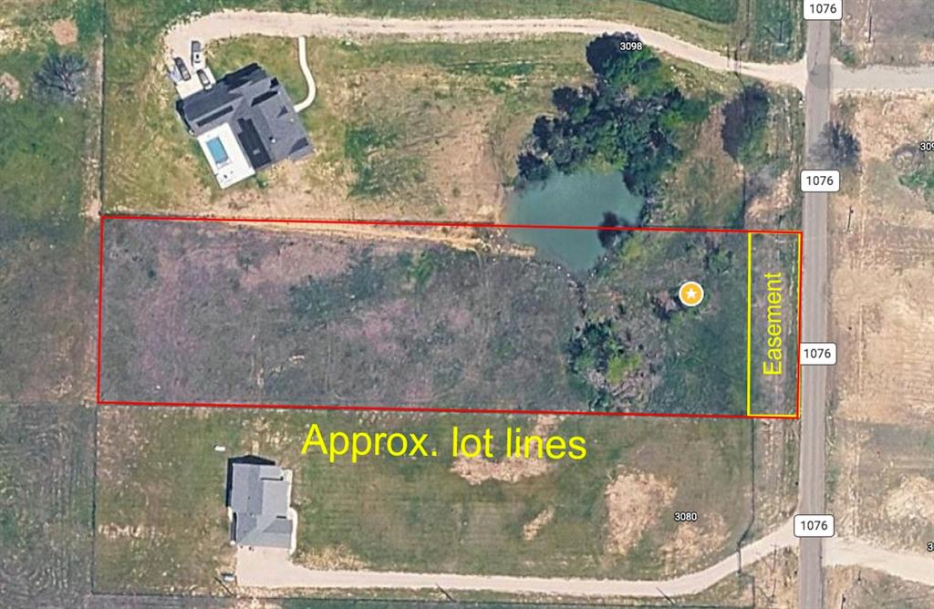 Build your dream home on this beautiful 1.87-acre east-facing homesite in Celeste featuring a scenic pond, paved county road frontage, and water and electric available at the road. Mostly cleared and ready for your custom build, this property offers space for a home, shop, pool, and outdoor living. Surrounded by established homes with minimal restrictions and no mobile homes allowed, it provides a great balance of privacy and long-term value. Conveniently located with easy access to nearby cities, this is an ideal setting for your next home or future investment. Property is in between 3080 CR 1076 and 3098 CR 1076.