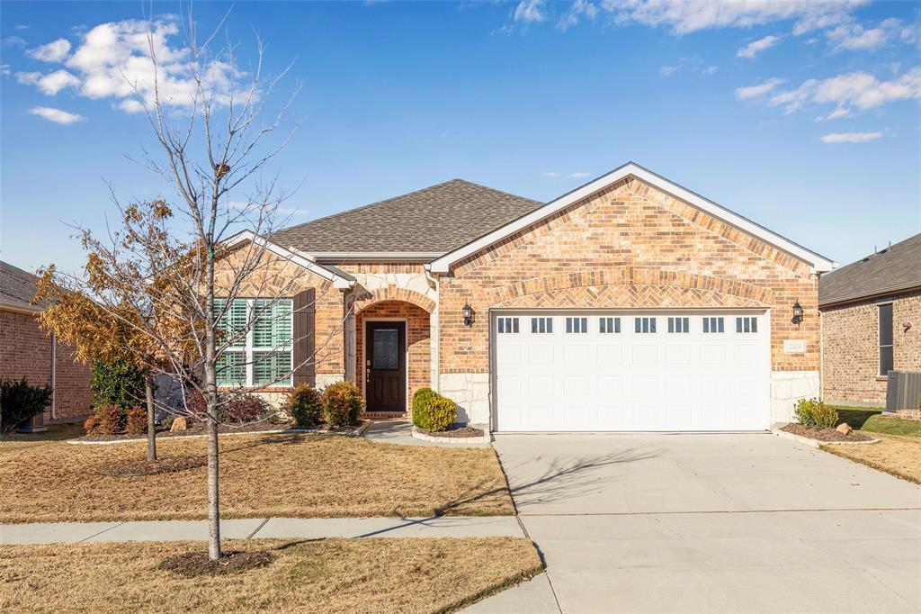 Martin Ray home in coveted Frisco Lakes community—a 55+ age-restricted haven! This premium lot home looks new with plantation shutters and Casanova ceiling fans throughout. The light and bright kitchen is the focal point, w a butler's pantry w built-in wine racks. Primary suite offers a retreat w raised Tray ceiling, linen closet, & custom California closet. The secondary BR includes floor-to-ceiling custom cabinets & closet. Epoxy flooring in garage & custom cabinets to maximize storage & functionality. NEW Roof! Outside, an extended covered patio awaits, inviting relaxation & entertainment! Amenities include an 18-hole championship golf course, 3 clubhouses, 3 fitness centers, indoor & outdoor pools, spas, pickleball, tennis, & bocce ball courts & much more! This meticulous home offers elegance & practicality in a community that presents an ideal opportunity for those seeking a fulfilling 55+ lifestyle! NEW ROOF 2022