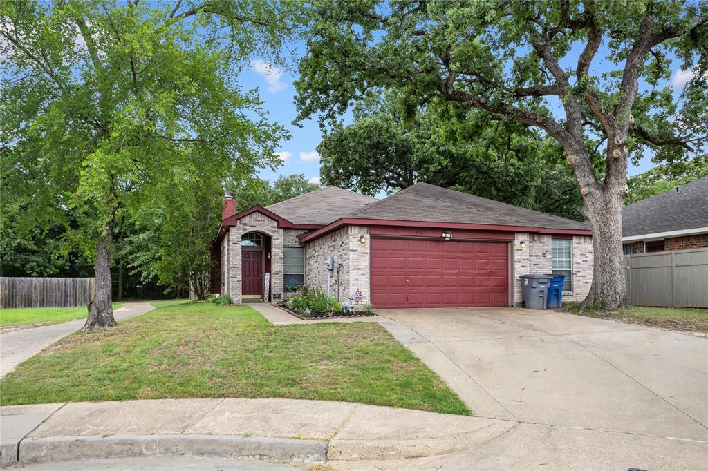 Tucked away on a quiet cul-de-sac, this single-story home offers the space, flexibility, and comfortable everyday layout buyers look for. Mature trees create a shaded setting that helps make Texas summers more enjoyable, while the tall ceilings throughout give the home an open feel.

The main living area is anchored by a brick fireplace and flows naturally into the kitchen and dining space. Its open layout provides room to gather without feeling crowded, whether hosting holiday dinners, decorating for the season, or simply enjoying everyday living. The kitchen offers ample cabinetry, a center island with added storage, breakfast bar, and room for a full dining setup.

The primary suite provides a private retreat with vaulted ceilings, a large walk-in closet, dual sinks, soaking tub, and separate shower. Secondary bedrooms are thoughtfully separated from the primary suite and offer flexibility for guests, work-from-home space, hobbies, or play areas. An additional oversized room is ready to serve as a game room, media room, second living space, or whatever best fits your lifestyle.

Out back, enjoy a fenced yard with mature shade, a covered patio awning for outdoor meals and weekend hangouts, and a tranquil foliage view. The backyard backs to a small neighborhood park area with a playground, swings, picnic tables, and open space, creating a more open setting without homes immediately behind you.

Convenient access to I-20 and US-175 helps connect you toward Downtown Dallas, Mesquite, Seagoville, and surrounding employment centers, while also providing an easy route east toward Kaufman and Terrell for additional shopping, dining, and entertainment options. A great opportunity to enjoy single-story living, high ceilings, flexible spaces, and a tucked-away southeast Dallas setting.