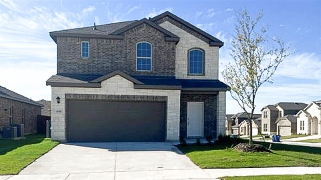 Spacious Two Story! 4 bedroom, 3 bath with game room  in DR Horton's newest community in Melissa ISD! Exterior includes divided light windows with large back covered patio. The interior includes 2 bedrooms down with raised panel interior doors with designer lever handles and smart door lock on front exterior door. The gourmet kitchen includes 36inch cabinets with granite counter tops and stainless steel appliances. Home features include tankless water heater, radiant barrier and smart home package. Home located on a corner lot! A must see!