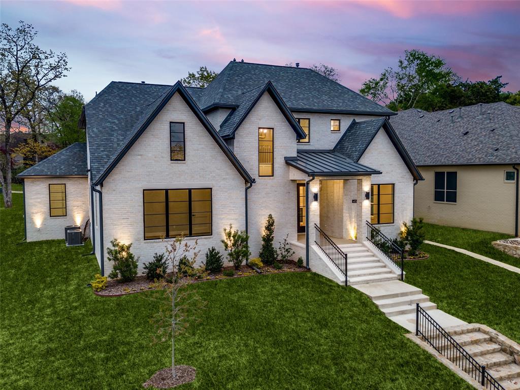 New Construction. Welcome to your dream home in The Cascades. Vaulted ceilings and generous windows fill even the most remote corners with natural light, connecting you to the serenity of the East Texas pines. New construction with timeless transitional design, this elegant two-story residence offers a seamless blend of luxury and comfort. Glass and metal doors highlight the grand entry, welcoming you in with soaring ceilings and exquisitely crafted woodwork framing the open staircase, setting a refined tone throughout the home. The main level features a serene and private Primary Suite with a spa-inspired bath and an oversized closet, along with a versatile secondary bedroom or separate study with a full bath for extra flexibility. The expansive great room showcases dramatic ceiling heights and flows effortlessly into the open-concept kitchen and dining area—ideal for hosting gatherings both large and small. Upstairs, three generously sized bedrooms and a spacious game room provide the perfect setting for relaxation and entertainment. Step outside to the covered outdoor living space with a cozy fireplace, perfect for year-round enjoyment. Nestled within a premier golf community, this home invites you to experience refined living surrounded by scenic beauty and exceptional amenities, including golf, tennis and dining.