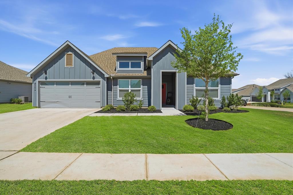 Step into this gorgeous 4-bedroom home that is located on a large corner lot featuring a bright, open floor plan designed for both everyday living and effortless entertaining. The spacious chef’s kitchen is a true centerpiece, complete with a large island, granite countertops, abundant prep space, and a generous pantry—all seamlessly flowing into the dining area and inviting family room. The family room is filled with natural light from an abundance of windows overlooking the spacious backyard, creating a warm and welcoming atmosphere. The private primary suite offers a relaxing retreat with a beautiful en suite bath and a large walk-in closet. Thoughtfully designed, the secondary bedrooms are split from the primary for added privacy and are all generously sized with great closet space. Ideally located near highly rated schools and just minutes from the charm, shopping, and dining of downtown Granbury, this home truly has it all. With this move in ready home, no need to wait for new construction to finish!