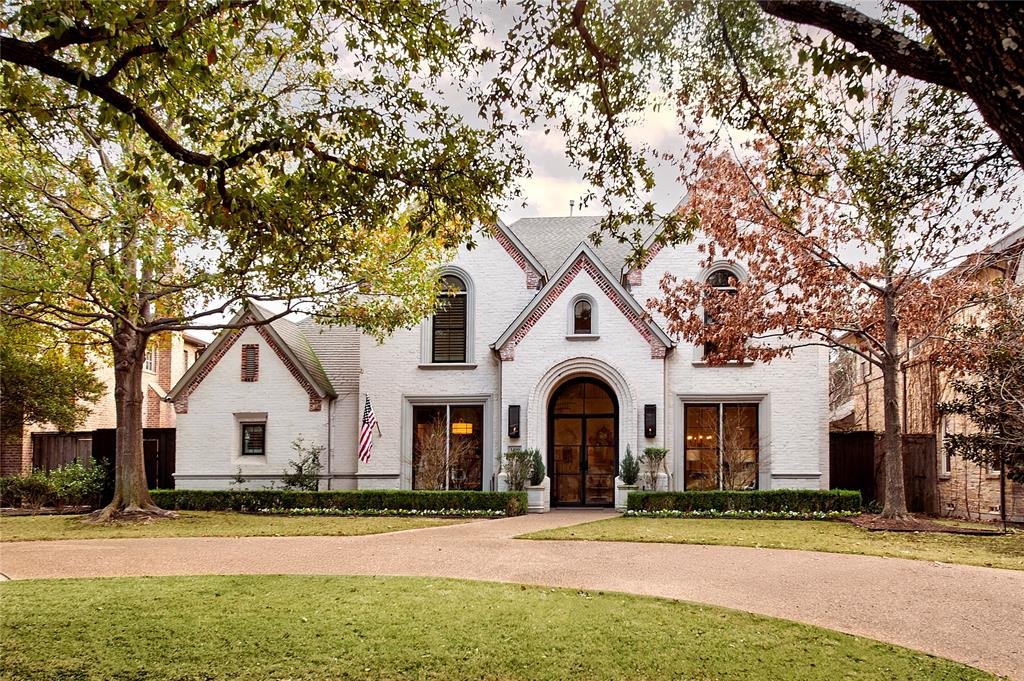 This Beautifully appointed home features 4 beds, 5 baths, pool and 3 car garage with a downstairs Owner’s Suite is in Hyer Elementary & located across from Coffee Park. Paneled Sub-Zero refrigerator with wine fridge & drink drawers. Thermador, Wolf & Miele appliances. Danby Marble slab in the kitchen with a separate Dry Bar vignette. Upstairs are three bedrooms with vaulted ceilings. Oversized Owner’s suite has a sitting area, spa bathroom & a tremendous closet! Game Room with generous built-ins has a wet bar. Recently added Projection Equipment in the huge Media Room. Vaulted ceilings, wood floors downstairs, recessed lights, dimmer switches, designer fixtures throughout. Downstairs Office has the flexibility of being an additional 5th bedroom, if desired. This home features an open floor plan for entertaining with a Covered Patio & a perfect Party Pool. The Laundry Room has double stacked washers dryers space plus Mud Room. Attached Three Car Garage. So Chic and What a Lifestyle.