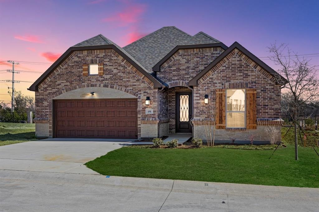 MLS# 21100602 - Built by Ladera Living - Ready Now! ~ The Torino at Ladera at Prosper – The Torino , Elevated Living in Prosper Discover the Torino—a thoughtfully designed single-story home that blends open, elegant living with the ease of a low-maintenance lifestyle in Ladera at Prosper. With 2 bedrooms, 2 baths, a private study, and 1,884 square feet, this home offers the space you want—without the space you don’t. Step inside to a bright, open layout where the kitchen, dining, and living areas flow seamlessly together. Designed for connection and comfort, this expansive space is perfect for hosting friends or enjoying quiet evenings at home, all anchored by a cozy corner fireplace. The gourmet kitchen features abundant counter space and modern finishes, making everyday meals and special occasions equally enjoyable. Tucked away for privacy, the owner’s suite offers a peaceful retreat with dual vanities, a walk-in shower with built-in seating, and a spacious walk-in closet. With direct access to the utility room, daily routines feel effortless. A separate guest suite and dedicated study provide flexibility for visitors, hobbies, or working from home.