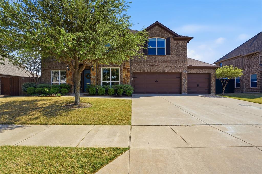 Welcome to this beautifully designed and maintained  5-bedroom, 3.5-bath home in the highly sought-after Sunset Pointe community in Little Elm and located in Frisco ISD. This gorgeous home has a functional and spacious layout with multiple living spaces, this home offers the perfect blend of comfort, flexibility, and everyday livability. The main level features a dedicated office, formal dining room, and a spacious open-concept living area filled with an abundance natural light and gorgeous windows. The kitchen opens and flows seamlessly into the breakfast area and living room - it  is ideal for both everyday living and entertaining to gather with family and friends. Also located on the first floor is a dedicated MEDIA room — perfect for movie nights, game days, or a quiet retreat away from the main living area. 

The private primary suite is located downstairs and offers a relaxing retreat with a large bedroom, spacious ensuite bathroom with separate vanities, garden bathtub, shower and two walk-in closets. 

Upstairs, you’ll find four additional bedrooms along with a large game room that provides the perfect space for a playroom, teen hangout, or second living area. Step outside to a large backyard with and huge covered patio area. There is plenty of room to create an outdoor kitchen and add a pool. Located in a well-established neighborhood close to parks, schools, walking trails, shopping, and dining, this home offers both space and convenience in one of Little Elm’s most desirable communities.