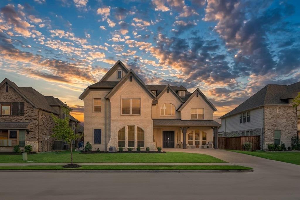 Stunning 3-Story Grand Home in Mansfield's Southpointe! Move-in ready and loaded with premium updates, this impressive 3-story home sits on a premier southwest-facing lot with an L-shaped driveway, neighborhood pool, trails, and greenbelt access. The Main Level: Vaulted 3-story ceilings fill the open-concept family room with natural light. The gourmet chef's kitchen features a commercial 6-burner gas cooktop, Shaker cabinets, a Butler’s pantry, and a striking waterfall Quartzite island. A private primary suite is also located downstairs. The Second Level: Features a second large primary suite, a massive game room (billiard room), a private media room, and a built-in tech loft perfect for homework or a home office.
The Third Level: A dramatic flex room with wrought-iron railings overlooks the grand entry foyer. Bonus Features: Energy Star certified (R38 insulation & 15 SEER AC) for ultra-low utility bills, plus full sprinkler and security systems. Located in the highly sought-after Mansfield ISD! Come see this home and make all your dreams come true!