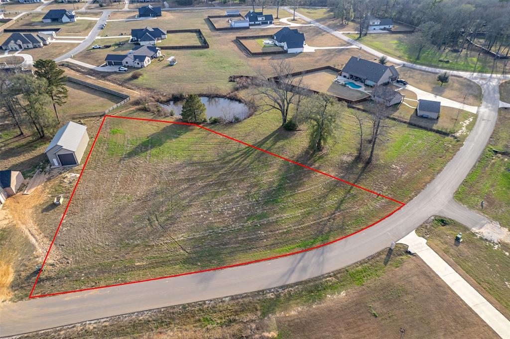 Fabulous opportunity to build your dream home in Bullard ISD on this 0.997-acre lot located in the well-maintained Blue Ridge Estates community. Enjoy a peaceful setting while being just minutes from Tyler, Bullard, and Lake Palestine. The neighborhood features thoughtful deed restrictions, including a minimum of 2,400 square feet of heated and cooled living space and a three-car garage, helping maintain quality and consistency throughout the area. All improvements require developer approval. A beautiful homesite offering both tranquility and convenient access to nearby amenities. Come See! Come Buy!