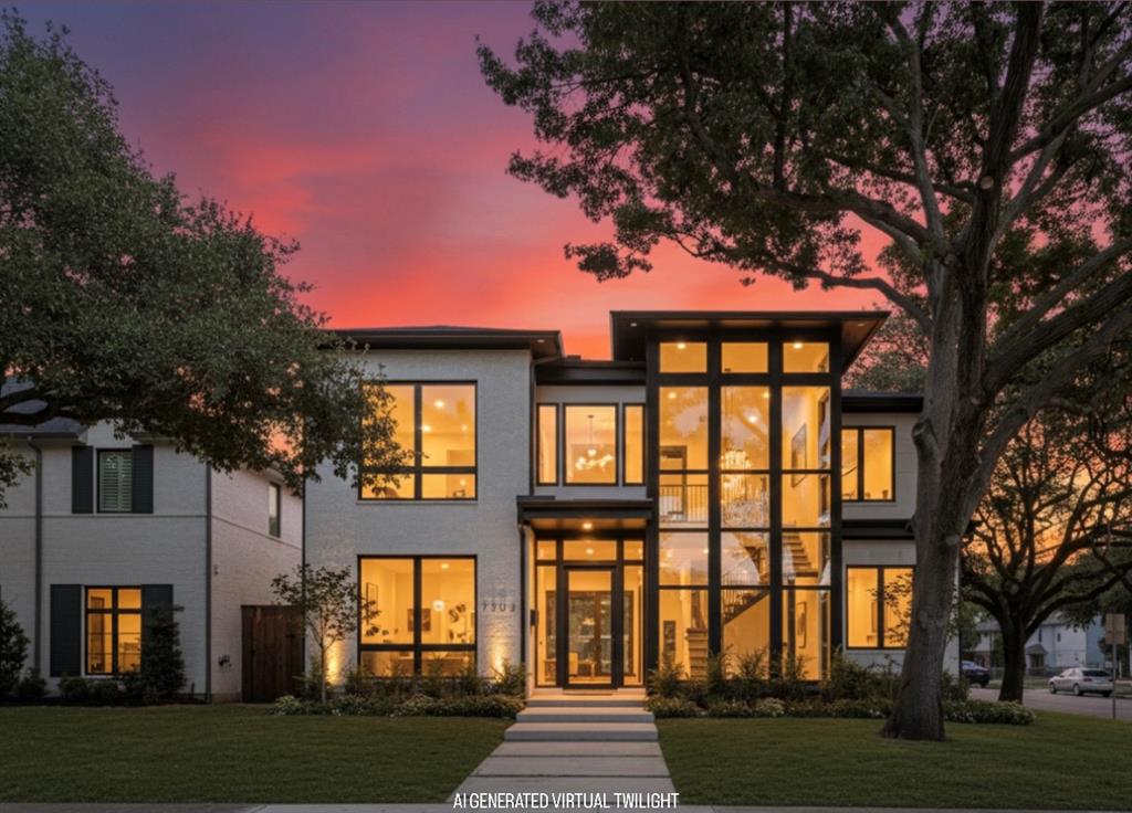 New Construction Home by renowned luxury home builder Motley Homes that sets a new standard for modern elegance, perfectly positioned on a distinguished corner lot in one of Dallas’ premier neighborhoods. This architectural showpiece blends timeless design with contemporary sophistication, offering an exceptional living experience.
From the moment you step inside, you're welcomed by a dramatic floating staircase with sleek, transparent railings—a bold design element that sets the tone for what lies ahead. The open-concept layout flows effortlessly through expansive living and entertaining spaces, each finished with a curated palette of refined, high-end materials. A dramatic glass-enclosed office, bespoke accent walls, and striking tilework throughout the home.
The gourmet kitchen and accompanying prep space are a culinary dream, boasting seamless countertops with sculpted edges and striking surfaces that combine beauty with functionality. Top-tier appliances are integrated with meticulous attention to detail, serving both performance and aesthetic excellence.
Lighting throughout the home has been thoughtfully selected to enhance every space, featuring rich textures like leather, glass, stone, and mixed metals. These elements create a warm, inviting atmosphere that complements the home’s clean lines and architectural depth.
Retreat to a tranquil primary suite that feels like a private sanctuary, where spa-inspired features and premium surfaces invite relaxation. 
This residence is the perfect blend of bold design and timeless elegance—crafted for those who value extraordinary quality and refined living.
Luxury lives here—welcome home!