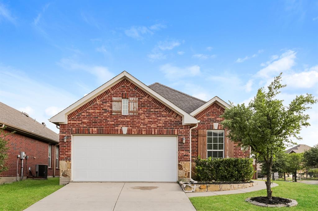 PRICE IMPROVEMENT! Welcome to this beautifully located 3-bedroom, 2-bath home in the heart of Prosper, offering convenience, comfort, and a vibrant community lifestyle. Situated on a desirable corner lot and directly facing a peaceful park, this home provides scenic views and easy access to walking trails that connect to a greenbelt and neighboring communities. Inside, you’ll find a functional and inviting layout featuring an eat-in kitchen with granite countertops, and a breakfast bar. The private primary suite includes dual sinks and a generously sized walk-in closet. Step outside to enjoy the covered patio—perfect for relaxing or entertaining—while taking in the surrounding green space. Ideally located near top-rated schools, as well as a wide variety of dining, shopping, and entertainment options, this home offers the perfect balance of tranquility and accessibility. Community amenities include a pool, playground, and scenic trails, making it easy to enjoy an active and connected lifestyle. Some photos in this listing have been virtually staged.