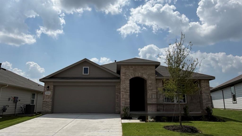 D.R. Horton America's Builder since 2002 is excited to serve as your new home builder in Lonestar at Liberty Trails, a fabulous unique master planned community in Justin and Northwest ISD! The single-story Elgin Floorplan Elevation-C, with an estimated Summer completion, features 4 bedrooms, 2 bathrooms, and a 2-car garage. The open-concept design includes a connected family room, kitchen, and dining area, with a large island, granite countertops, stainless steel appliances, gas range, built-in microwave, and a corner pantry. The primary suite features a wide quartz-topped vanity, a 5-foot oversized shower, and a spacious walk-in closet. Ceramic tile flooring runs through the entry, hallways, and wet areas, and the home includes a Home Is Connected® Smart Home Technology package. Outside, enjoy the covered back patio and a fully fenced backyard with sod and a sprinkler system. Additional features include a gas tankless water heater for energy efficiency. Future Community Amenities to include Club House, Dog Park, Fishing Pond, Pickleball, Playground, Pool, Splash Pad, Walking-Nature Trails and Sand Volleyball. Situated conveniently near Highway 114 and Highway 287, Lonestar at Liberty Trails provides convenient access to key roads, making it ideal for commuting and exploring the surrounding areas.