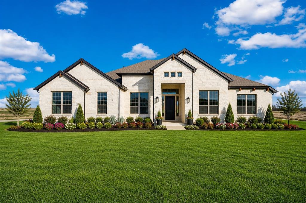 HUGE PRICE IMPROVEMENT AND up to $10,000 flex cash, you do not want to miss this! It is a beautiful NEW CONSTRUCTION on a 1 ACRE LOT in Waxahachie’s Levante community, just minutes from LAKE WAXAHACHIE, shopping, and dining. This single-story home offers 2,665 sq ft with 4 bedrooms, 3.5 baths, plus an OFFICE, and GAME ROOM. The open layout features HIGH CEILINGS, abundant NATURAL LIGHT, and a spacious living area with a GAS FIREPLACE. 

The designer kitchen perfect for entertaining includes a LARGE ISLAND, quartz countertops, and gas cooktop and BUILT IN OVEN AND MICROWAVE. 

The oversized primary suite offers a spa-like bath, separate shower, DUAL VANITIES and a large walk-in closet with BUILT INS. 

Enjoy Texas evenings on your COVERED PATIO overlooking the expansive 1 ACRE LOT and gently sloped backyard - ideal for a custom outdoor design, terraced space, or creative landscaping around a designer pool. 

Additional features include a TANKLESS WATER HEATER and 3-CAR GARAGE. Located in Waxahachie ISD, this home offers the perfect blend of space, comfort, and convenience.

Homes with this combination of space, layout, and acreage are hard to find at this price. Schedule your showing today!

Virtually staged for potential.