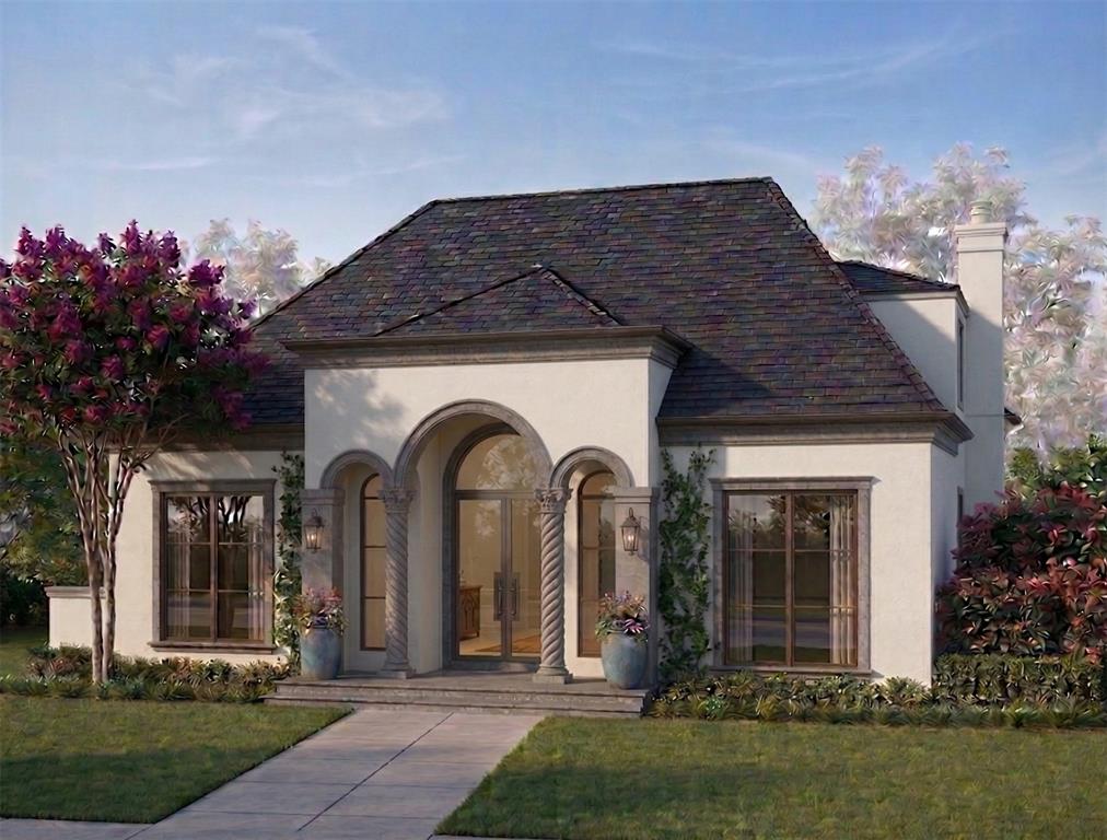 McKinley Built Home's newest residence pairs timeless French architecture with today's modern livability.  A dramatic entry welcomes you through a barrel-vaulted center hall, beautifully flanked by a spacious Dining room and a private Study, each enhanced by groin-vault ceilings.  Conveniently designed with a First floor Primary suite, in addition, the study—with its full bath—can easily serve as a downstairs Guest suite. 
An Open gourmet Kitchen and Island adjoins the warm Living area with a covered Patio overlooking the pool size backyard. Upstairs features three additional bedrooms, a spacious Game room and a Flex room which is ideal for a 5th Bedroom, Gym, 2nd Office or climate controlled Storage with walk-in attic access.  Residents will enjoy the highly acclaimed security & services of Highland Park Police, Fire & EMS along with access to the community's Pool, Tennis courts, and Library.  Effortless access to North Dallas or just minutes to Downtown and a short stroll to Highland Park Village Shopping and Dining and just a quick walk to Fairfax Park and Playground.  Construction completion is targeted for July.