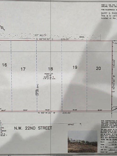ROSEN HEIGHTS SECOND FILING - Land