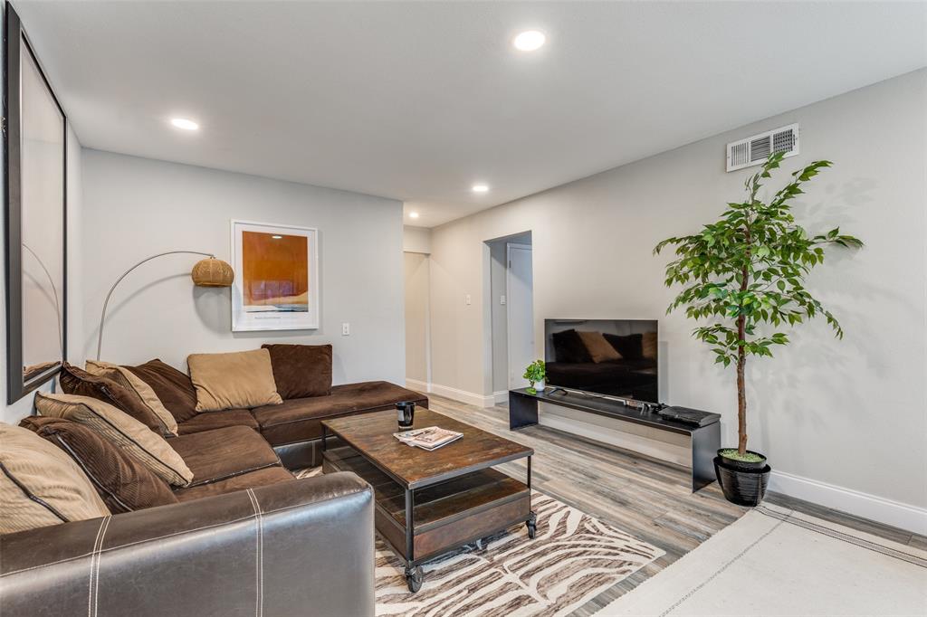 Beautifully updated end-unit condo in a highly walkable location! Featuring two generous living areas with the option to convert one into a third bedroom or office, this home offers both flexibility and comfort. All appliances convey for a seamless, turnkey experience. Not to mention the brand new HVAC system!! Great for first-time buyers and investors alike. Conveniently located in walking distance to SMU, Central Market and Milo's! Updated community pool is one of the largest in the area and great for entertaining. One reserved parking spot for convenience to the unit. Water, sewer and valet trash twice a week included in HOA fees.