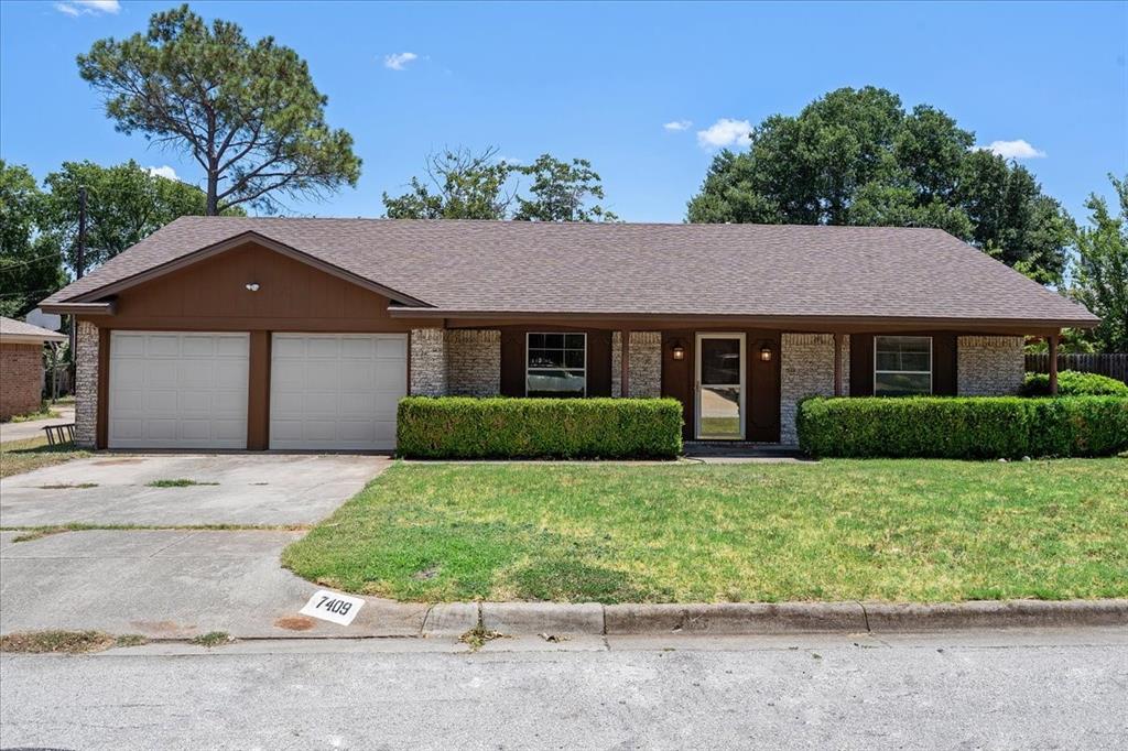 Welcome home to 7409 Pinehurst Drive in Fort Worth! This move in ready 4 bedroom, 2 bath home offers the perfect combination of space, character, and value. Featuring two spacious living areas and a dedicated dining room, there's plenty of room for entertaining, relaxing, or working from home. You'll love the fresh updates throughout, including beautiful laminate wood flooring, fresh interior paint, and newly painted kitchen and bathroom cabinets that give the home a bright, clean look while preserving its fun retro charm. This home has a unique personality that's hard to find and is ready for its next owner to move right in and make it their own. Conveniently located with quick access to I35, commuting to Fort Worth, downtown, Alliance, or surrounding areas is a breeze. Enjoy being just minutes from popular restaurants, shopping, schools, parks, and everyday conveniences. Whether you're a first time home buyer, growing family, or investor looking for a great opportunity, this home checks all the boxes. Best of all, it's competitively priced to sell, making it an incredible value in today's market. Don't miss your chance to own this charming Fort Worth home. Schedule your private showing today before it's gone!