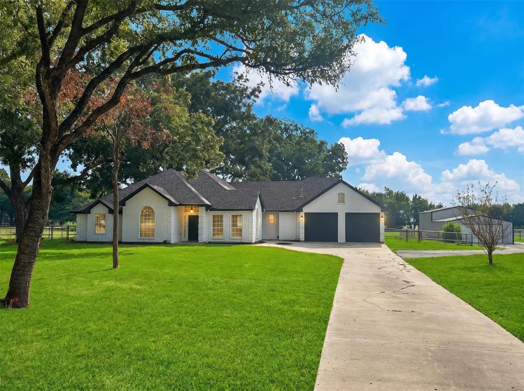 Experience luxury equestrian living in one of Pilot Point's premier horse community. This fully updated masterpiece sits on 4 acres, surrounded by pipe and cable  fencing. This home boasts an open floor plan with LVP floors, offering a perfect blend of sophistication and comfort. Incredible master bathroom, stainless steel appliances, quartz countertops, and new farmhouse fixtures throughout. Enjoy scenic views of sunsets and pastures from every angle. A dedicated office and bonus room add versatility to the layout. Great size barn to customize horse stalls or use as additional storage. This residence is a rare fusion of luxury and functionality, offering an unparalleled equestrian lifestyle. No HOA, minutes from the future Denton County Outer Loop, Dallas North Tollway and US 377. Don't miss the chance to call this stunning property, home.