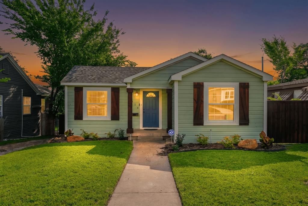 Back on the market, buyer wasn't able to perform. This home is a charm and full of character, beautifully renovated 1941. Home is move-in ready and thoughtfully updated while maintaining its timeless appeal. From the moment you walk in, you’ll notice how every detail blends seamlessly together, creating a warm, inviting atmosphere with a perfect balance of charm and modern style. The functional layout features 2 bedrooms, a cozy office space ideal for working from home, and a welcoming living area that flows effortlessly into the kitchen and dining space, making it perfect for both everyday living and entertaining. Dark oak luxury vinyl plank flooring enhances the home’s stylish appeal, while updated lighting fixtures and recessed can lighting provide a bright and airy feel throughout.
The utility room adds extra functionality with washer and dryer connections, space for the water heater, and additional pantry storage. Outside, enjoy charming curb appeal with attractive landscaping and a wood privacy fence that adds both beauty and comfort to the outdoor space. Thoughtfully renovated with character in every corner, this home offers a cohesive design and comfortable living spaces ready for its next owner to enjoy.