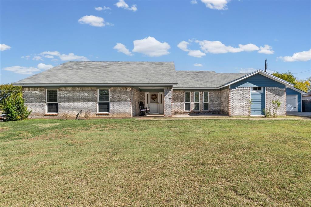This beautiful 4-bedroom, 2-bath ranch offers the perfect blend of modern updates and classic charm. Step inside to an open floor plan that’s ideal for entertaining or relaxing with family. The spacious living room features a stunning stone fireplace, creating a warm and inviting focal point. The kitchen is a chef’s dream, complete with granite countertops, stainless steel appliances, and plenty of storage. Each bedroom provides ample space and natural light, while both full bathrooms are tastefully updated for a fresh, modern feel. Outside, enjoy the large fenced-in backyard – perfect for pets, play, and gatherings. Whether you’re hosting summer barbecues or unwinding after a long day, this outdoor space has room for it all. Conveniently located near local schools, shopping, and parks, 134 Thiele Rd is waiting for you to call it home!