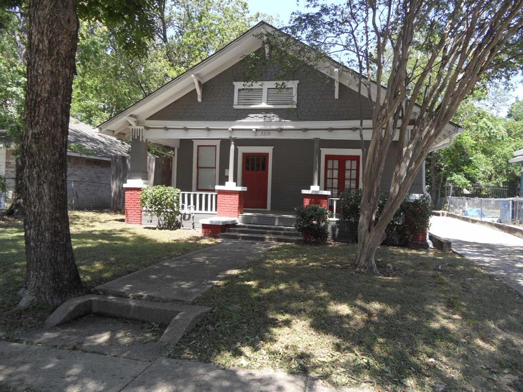 Timeless appeal in this wonderful Craftman style house! Covered front porch, harwood floors, coffered ceiling, columns, glass front china cabinet and glass door knobs are some of the interior features. Kitchen and baths remodeled. Kitchen features stainless steel gas range, dishwasher, microwave and refrigerator. Generous pantry and laundry room located off kitchen. Split primary bedroom with 2 walk in closets, one being approximately 14 x 11. Additional bedrooms are spacious and feature walk in closets. Nine foot ceilings throughout most of the house! This would be a great house for the investor or rehabber with a few additional finishes needed. Selling as is. Inspections welcome but seller to do no repairs.