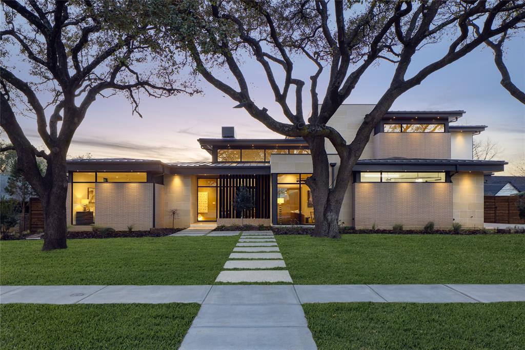 Welcome to your dream oasis, a stunning new modern masterpiece with a touch of mid-century elegance, crafted by KEhomes. Nestled on a .38-acre lot, this architectural gem boasts 5 bedrooms and 5.1 bathrooms, offering an unparalleled living experience.

Step inside to discover a world of sophistication and style. The main level is a sanctuary of comfort, featuring a sumptuous primary suite, a welcoming guest room, and a versatile office space. Two expansive living areas invite you to unwind, including a gracious outdoor living space that overlooks a shimmering pool, perfect for relaxation or gatherings.

The heart of this home is its dream kitchen, a culinary haven complete with a secondary catering kitchen, ideal for hosting intimate dinners. The downstairs den is a haven for entertainment, featuring a chic wet bar that seamlessly services the outdoor pool and entertainment area.

Ascend to the upper level, where three additional bedrooms await, each with its own ensuite bath and walk-in closet, ensuring privacy and comfort for all. The game room, complete with a stylish wet bar, offers a perfect retreat for leisure and play.

This home is more than just a residence; it's a lifestyle. Experience the perfect blend of modern luxury and timeless design in a setting that promises to elevate your living experience to new heights.